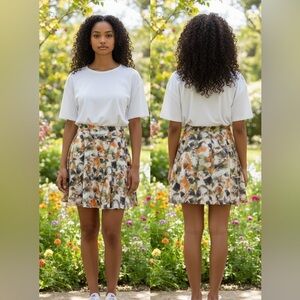NT Floral A-Line Skater Skirt